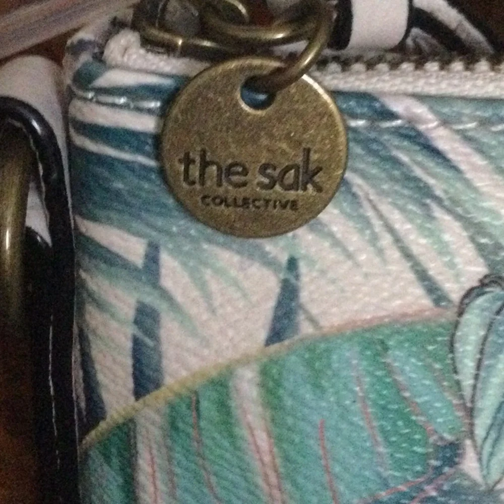 The SAK Collective ARRIBA Stone Ivory Jungle Tote Handbag Vegan Leather Beauty - Picture 5 of 7